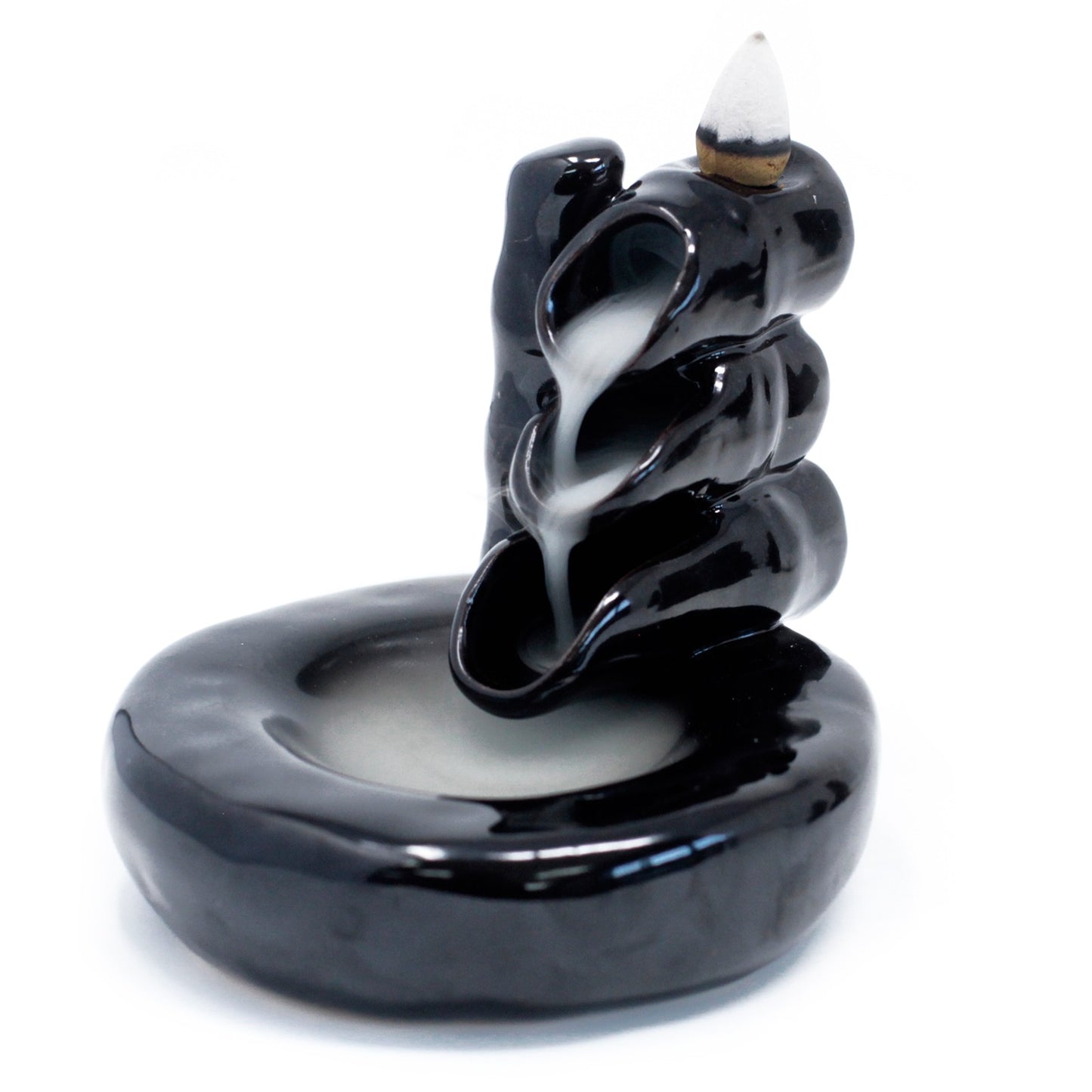 Backflow Incense Burner – Bamboo & Pool