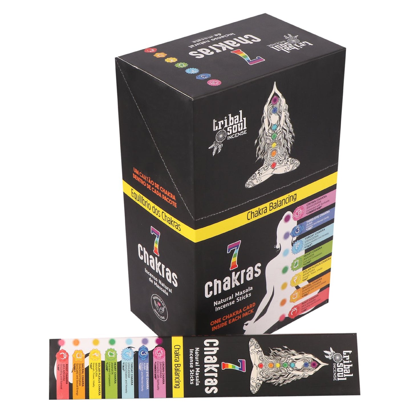Tribal Soul Incense Sticks – 7 Chakras with Message Card