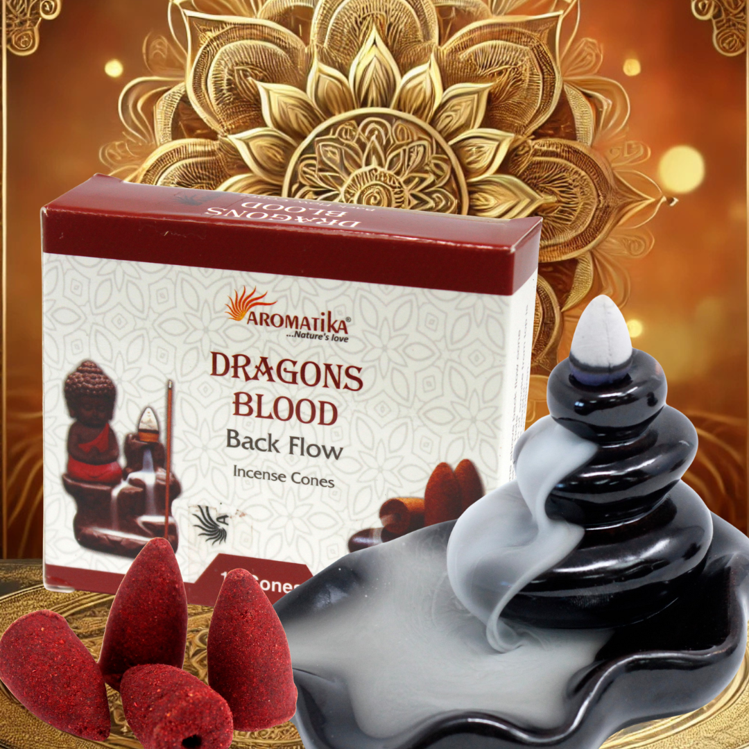 Aromatica Backflow Incense Cones - Dragons Blood
