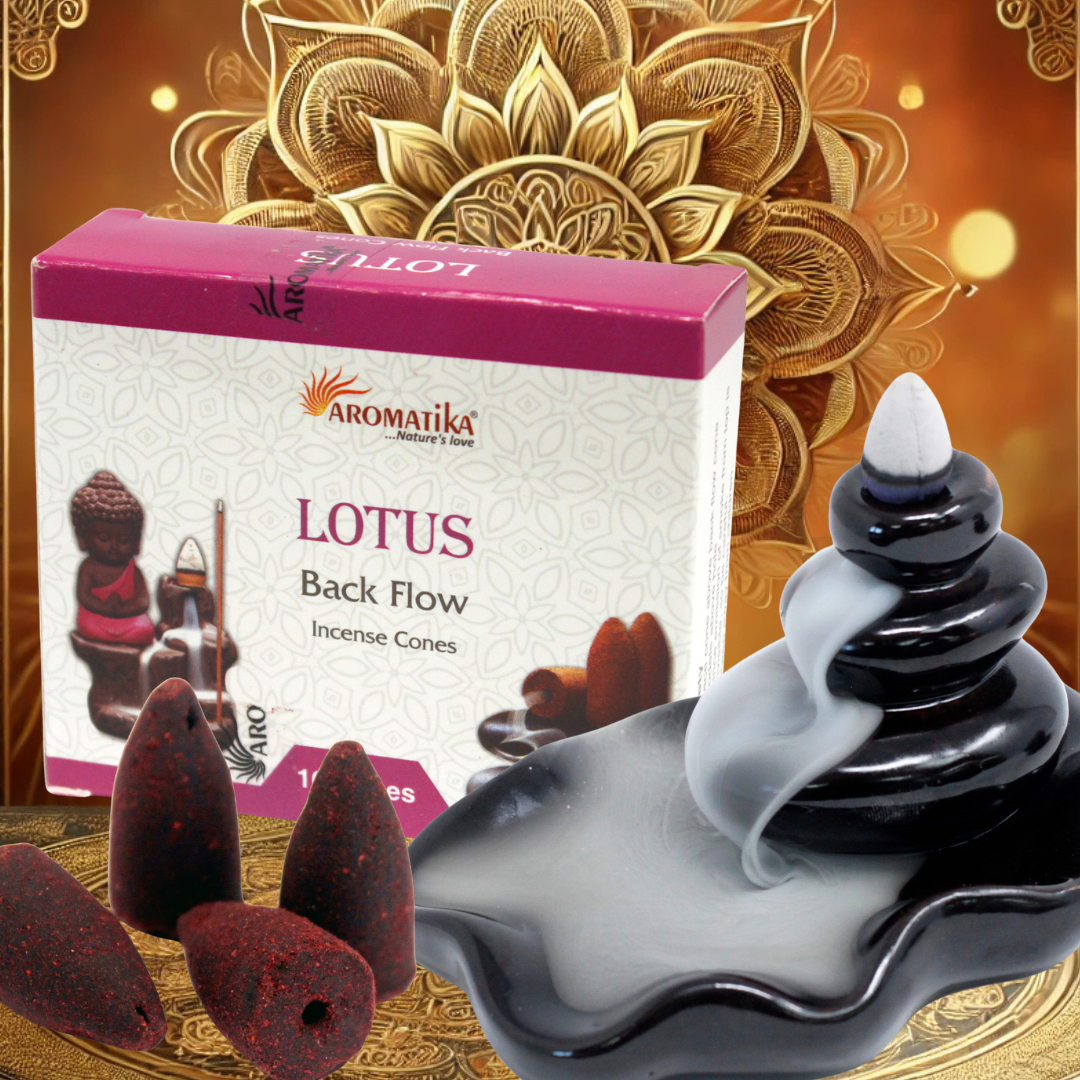 Aromatica Backflow Incense Cones - Lotus