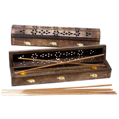 Smoke Box Natural Mango Wood